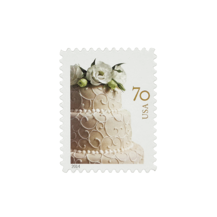 Wedding Cake stamps | Mail Wedding Invitations
