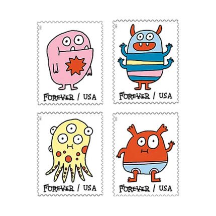 Message Monsters Forever Stamp