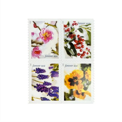 Snowy Beauty Stamps Bloom Forever