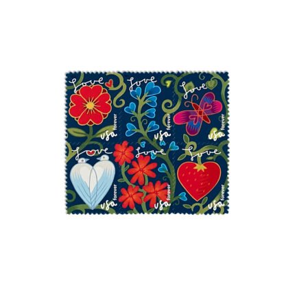 Love Flower Stamps