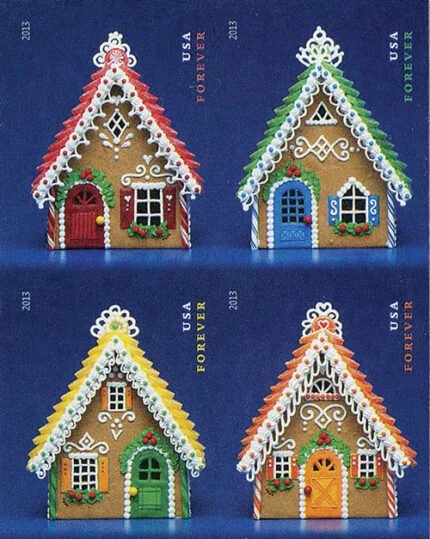100PCS-Contemporary Gingerbread Houses 2013