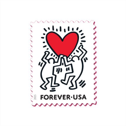 2025 Love stamp 5 Books/100Pcs