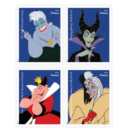 Walt Disney Villains Stamps 2017 Forever Postage Stamps